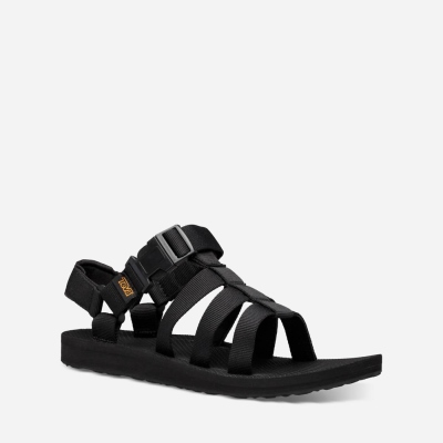 Teva Original Dorado - Women's Teva Hiking Sandals - Black | India (ZXQD98724)